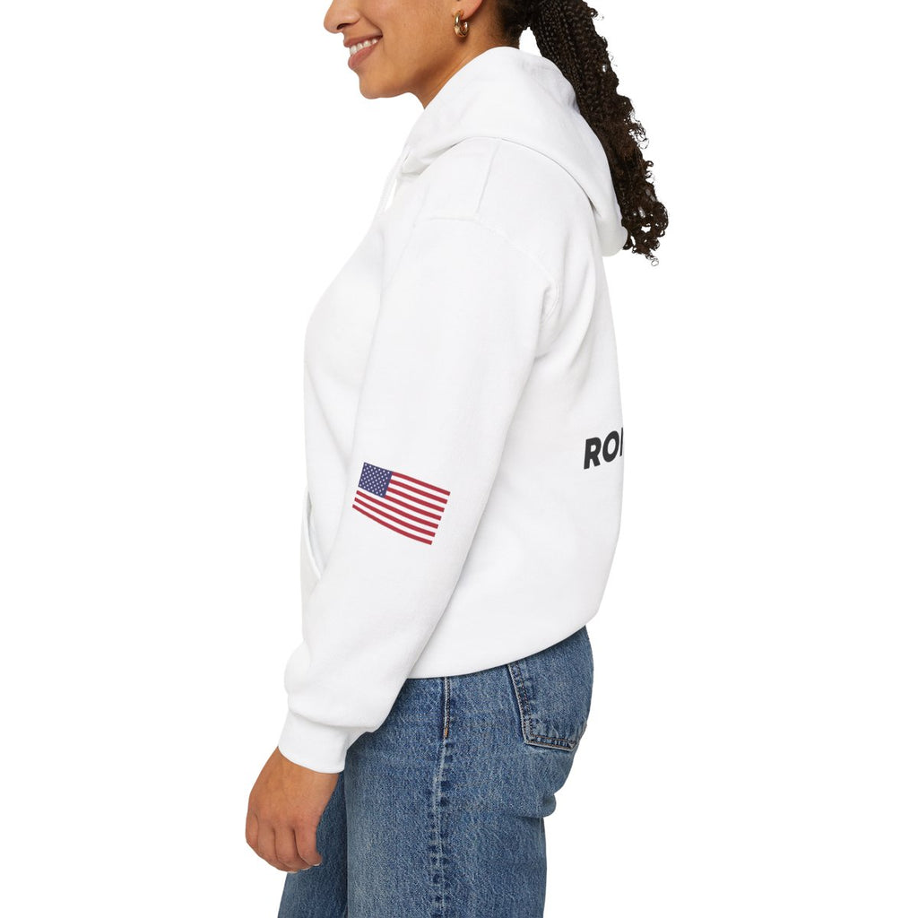 Romaneum Four-Direction Heavy Blend Hoodie | Flag & 13