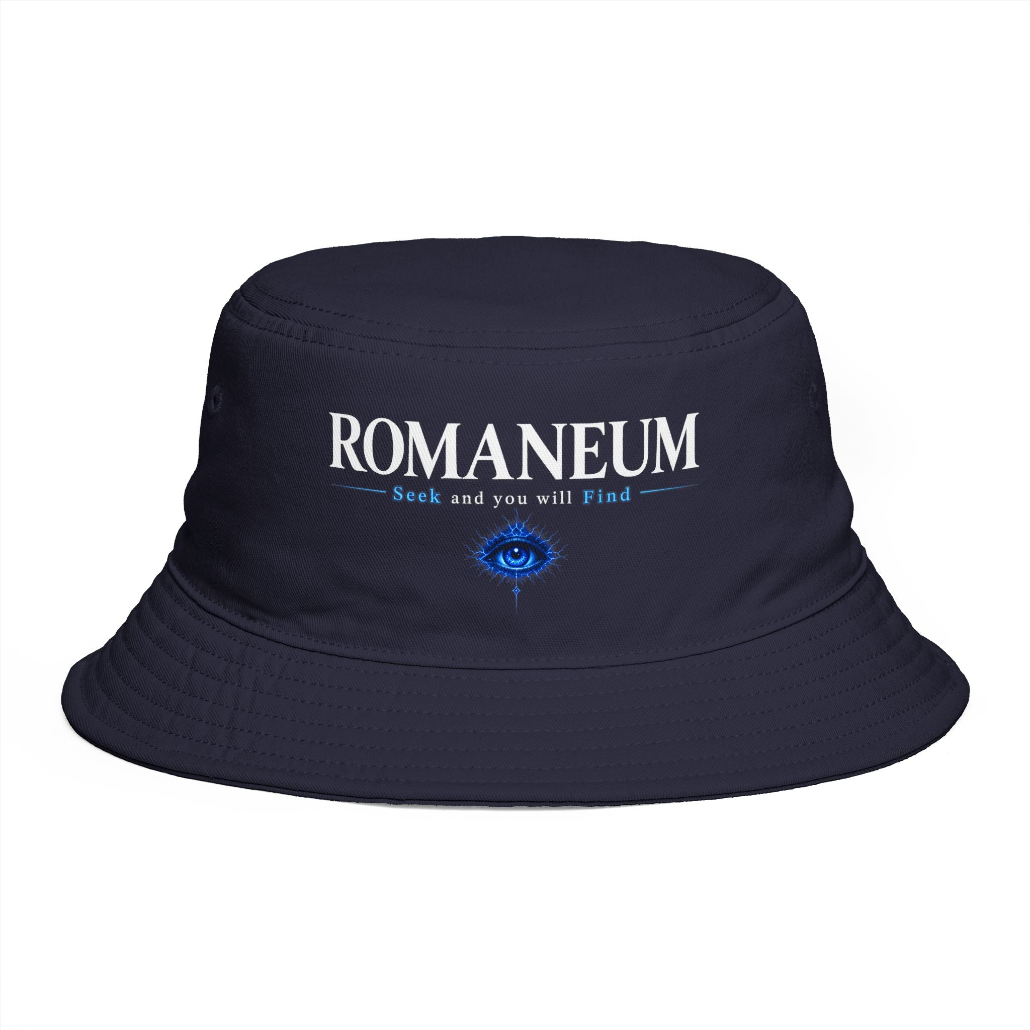 Bucket Hat — Romaneum Embroidered Eye Logo