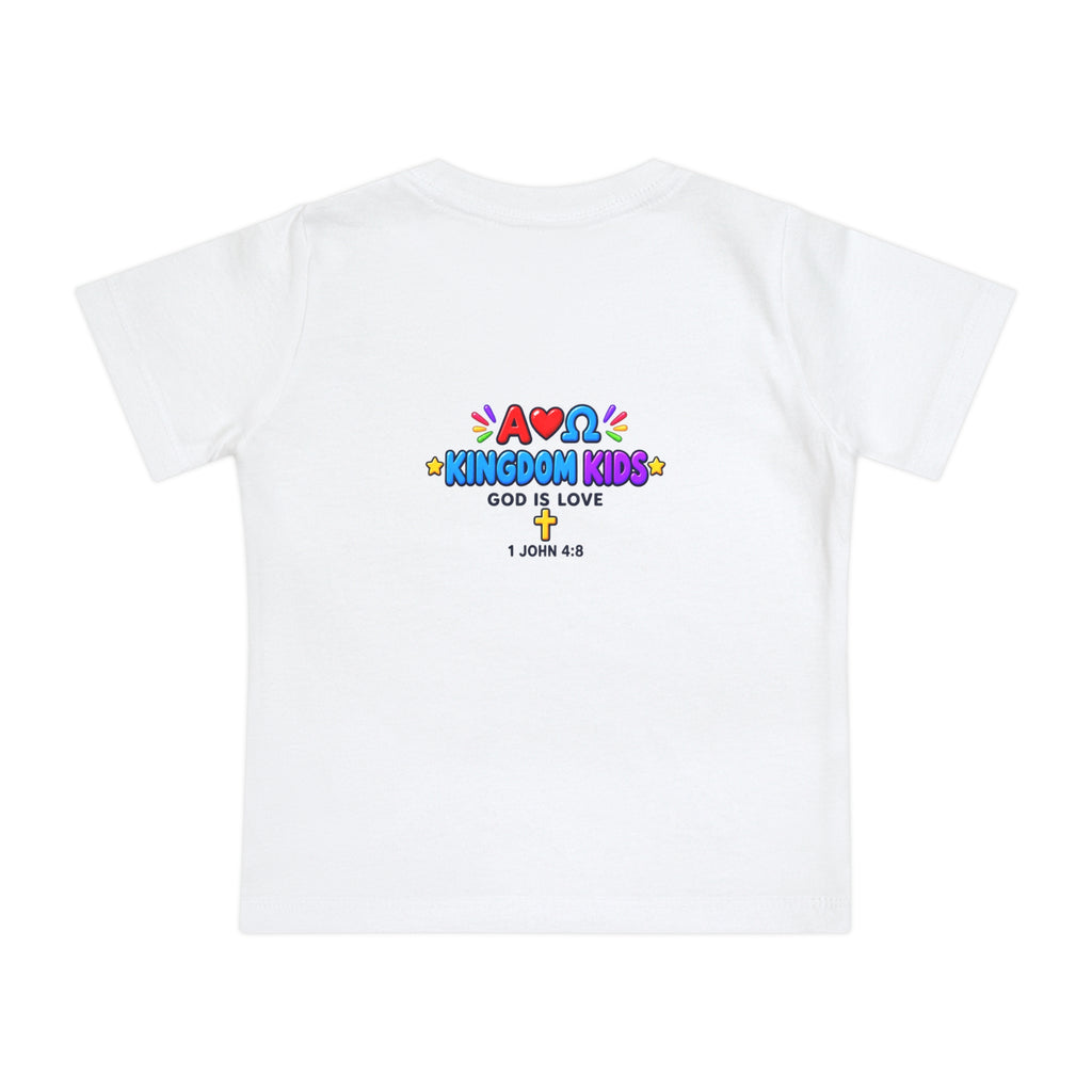 Baby T-Shirt — "Good News Toons" Kingdom Kids Tee (God Is Love)