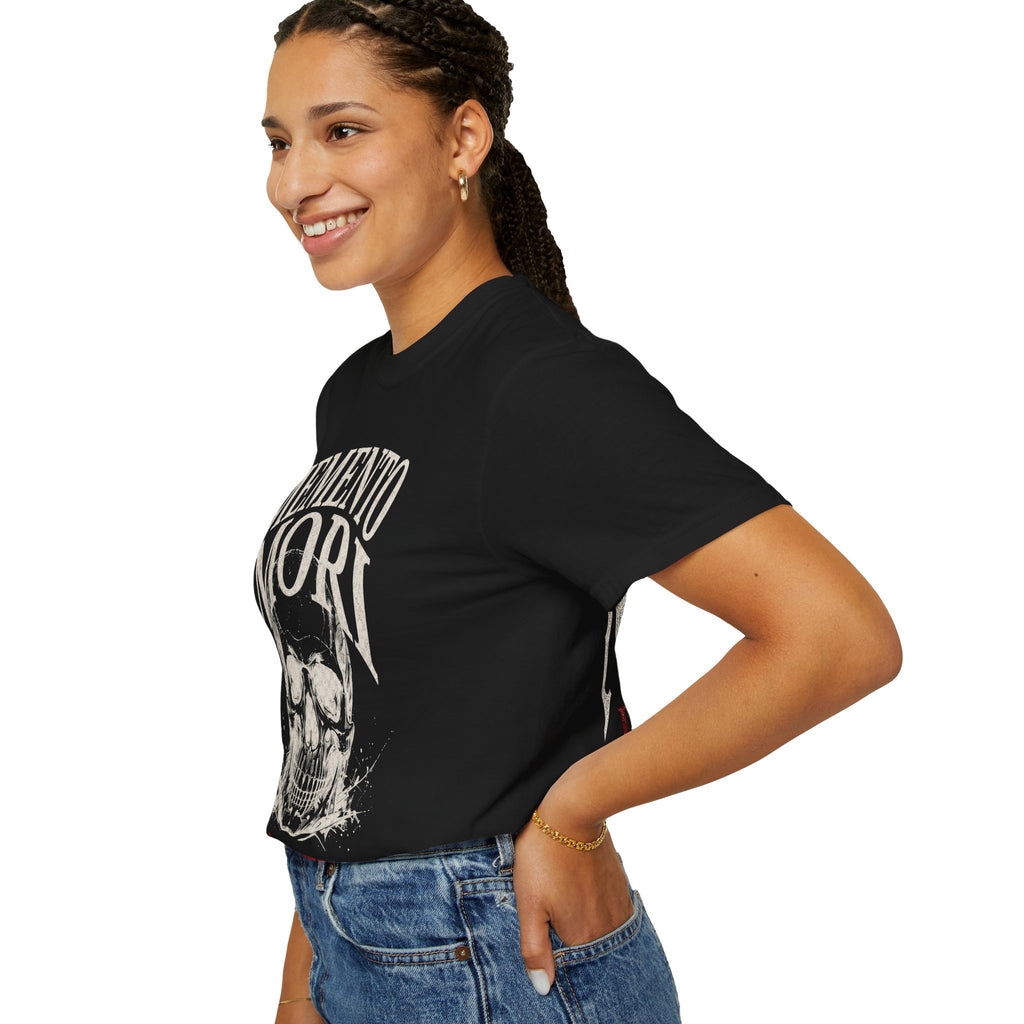 Memento Mori Skull T‑Shirt — Romaneum Gothic Graphic Tee