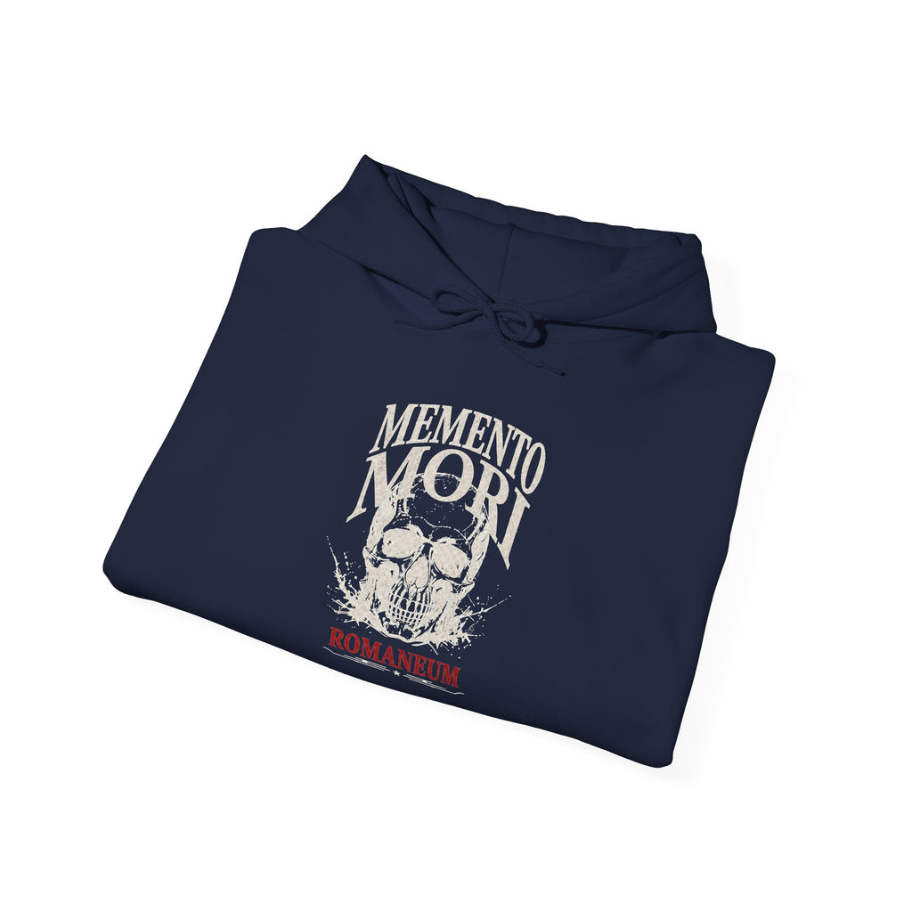 Memento Mori Hoodie — Romaneum Skull Graphic Pullover