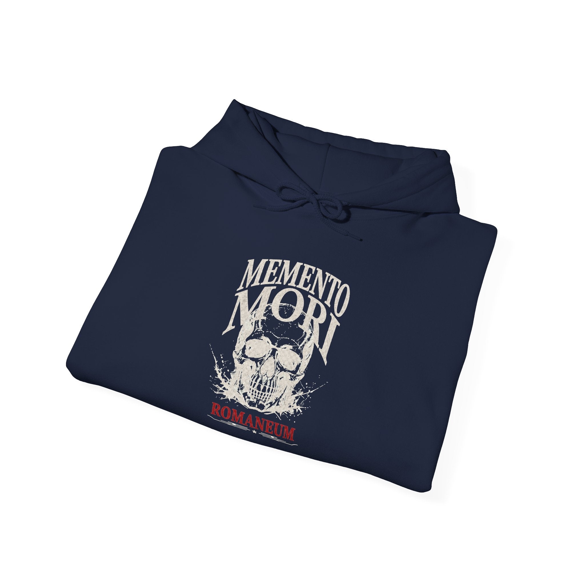 Memento Mori Hoodie — Romaneum Skull Graphic Pullover
