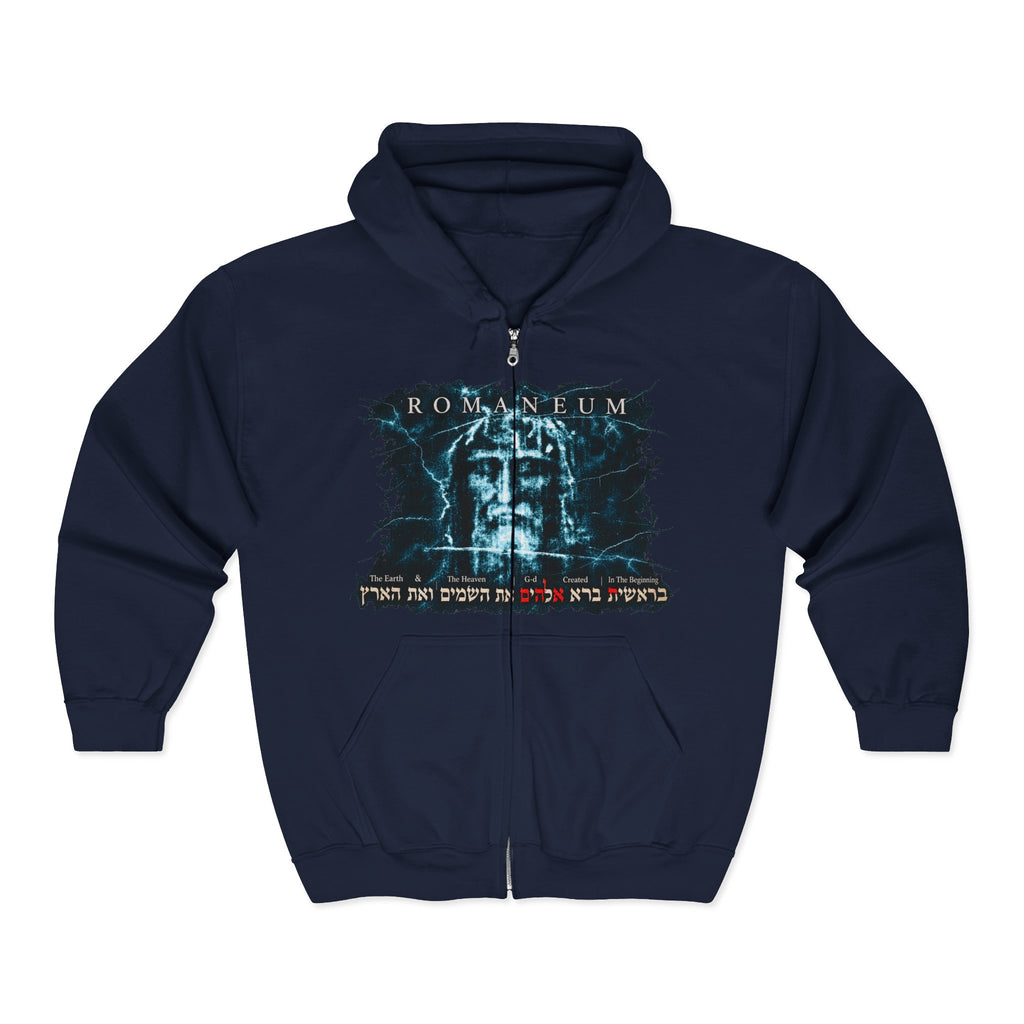 Romaneum Graphic Zip Hoodie