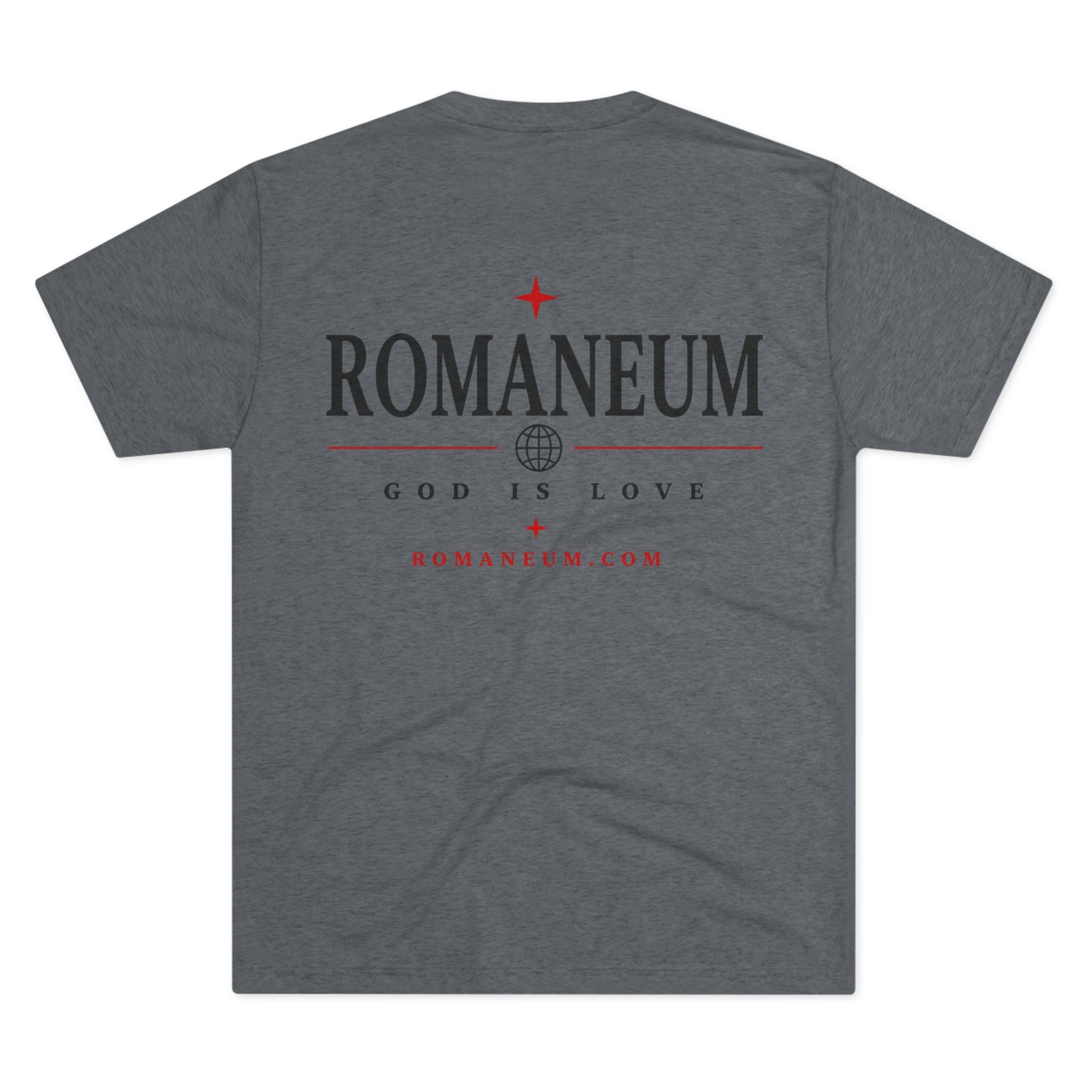 Romaneum "Amor Roma" Crew Tee – God Is Love Christian T-Shirt
