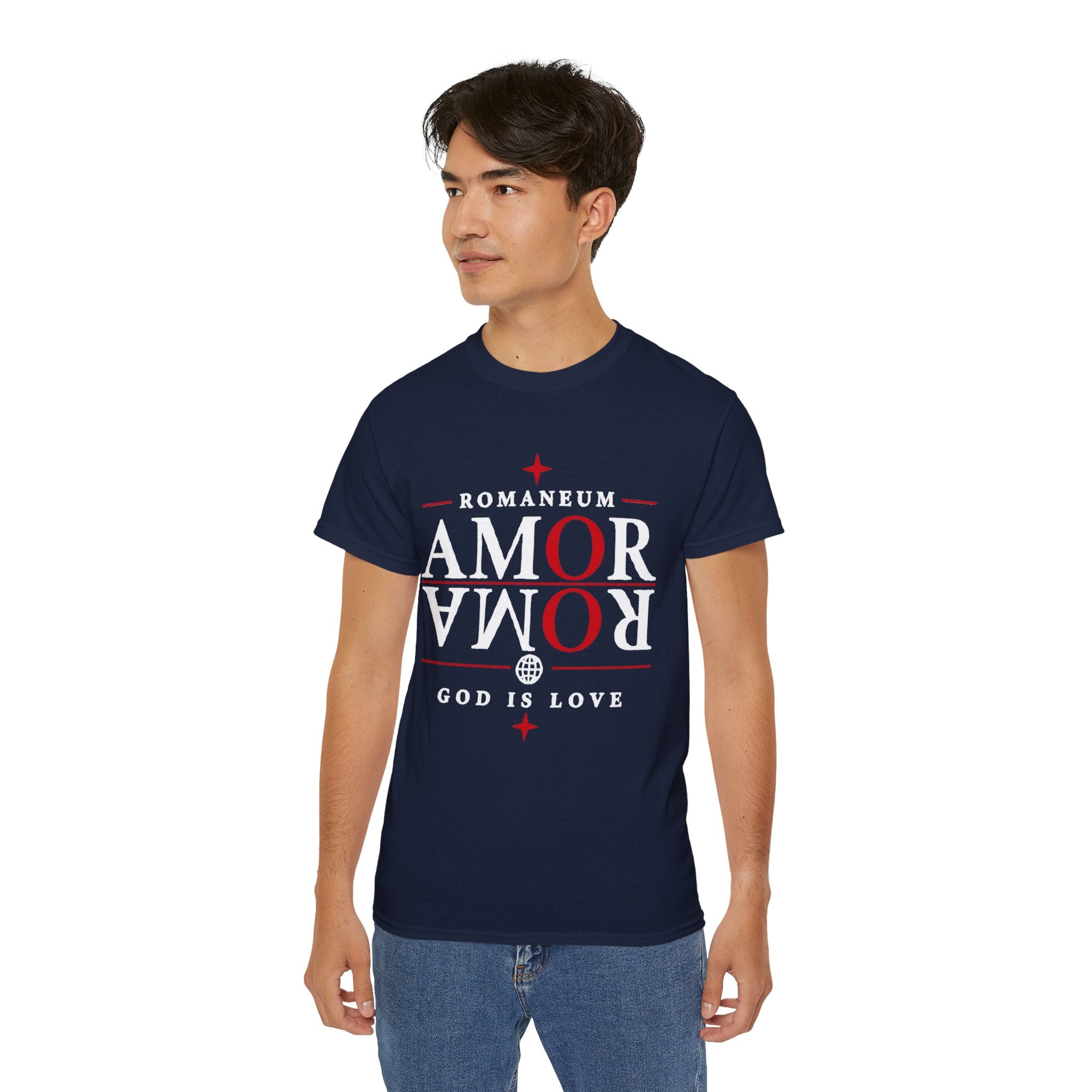 Romaneum AMOR/ROMA God Is Love Graphic Tee