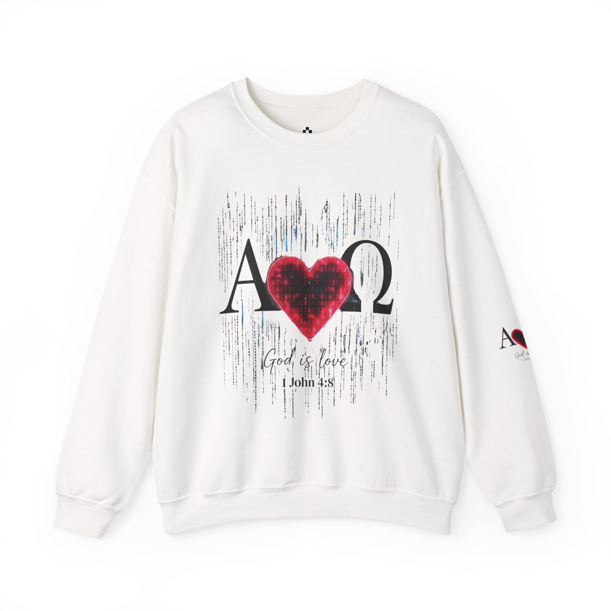 Alpha Omega Heart Sweatshirt ROMANEUM