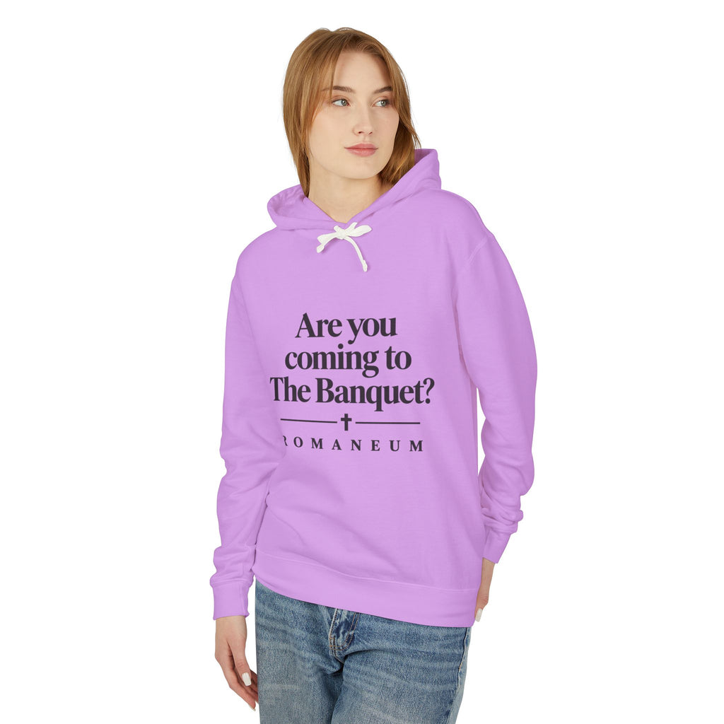 Hoodie — "Are you coming to The Banquet?" ROMANEUM Graphic