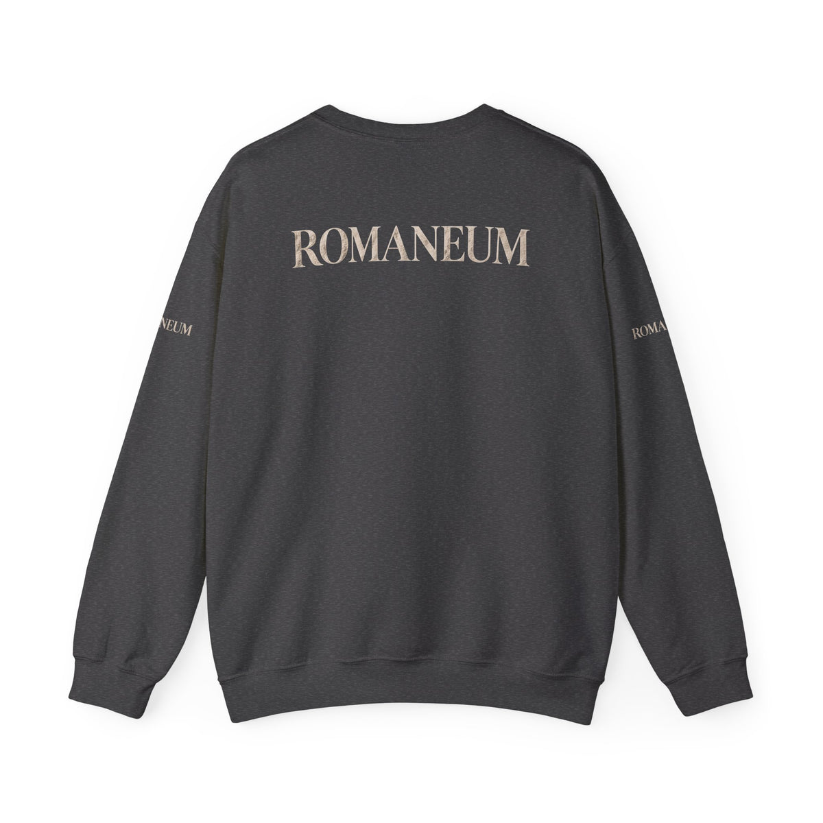 Crewneck Sweatshirt — "The Battle Is The Lord's" Roman-inspired Faith Sweatshirt