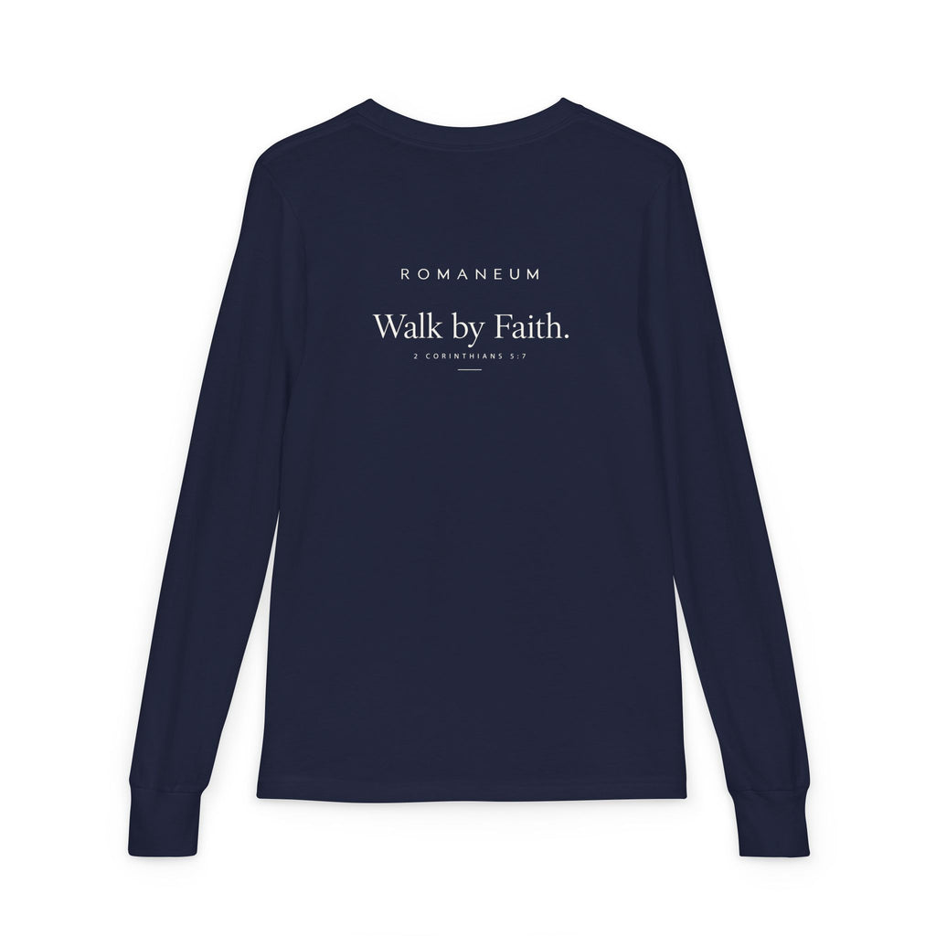 Walk by Faith Youth Long Sleeve Tee