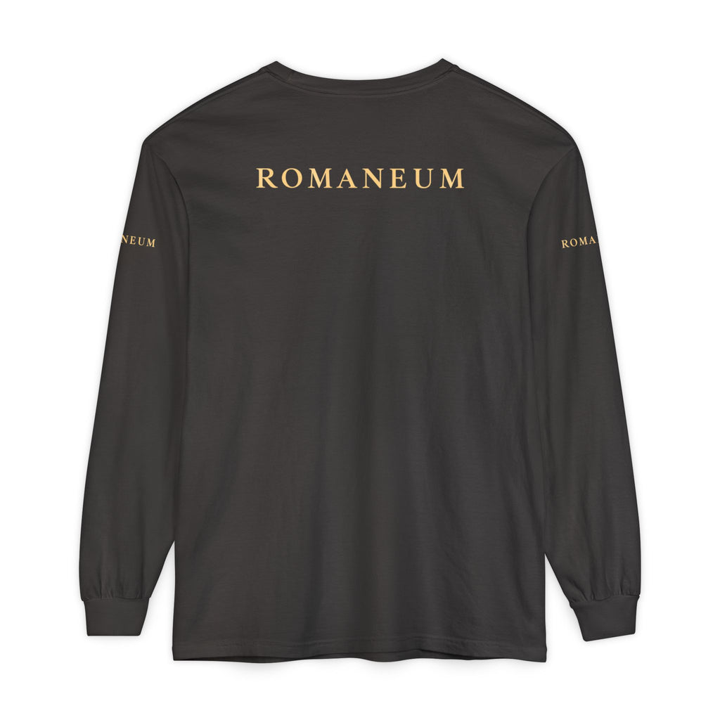 "Rejoice in the Lord Always" Unisex Garment-dyed Long Sleeve T-Shirt