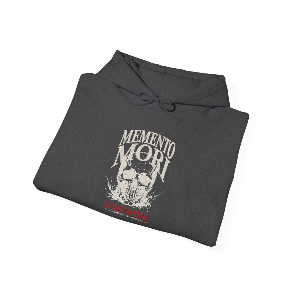 Memento Mori Hoodie — Romaneum Skull Graphic Pullover