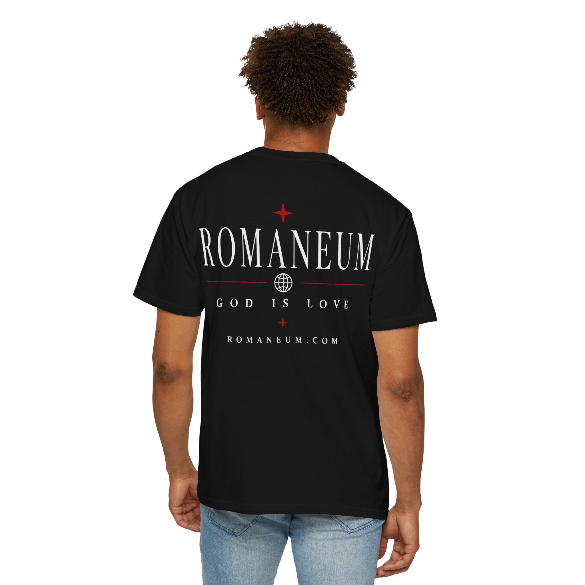 AMOR ROMA Tee — "God Is Love" Graphic T-Shirt