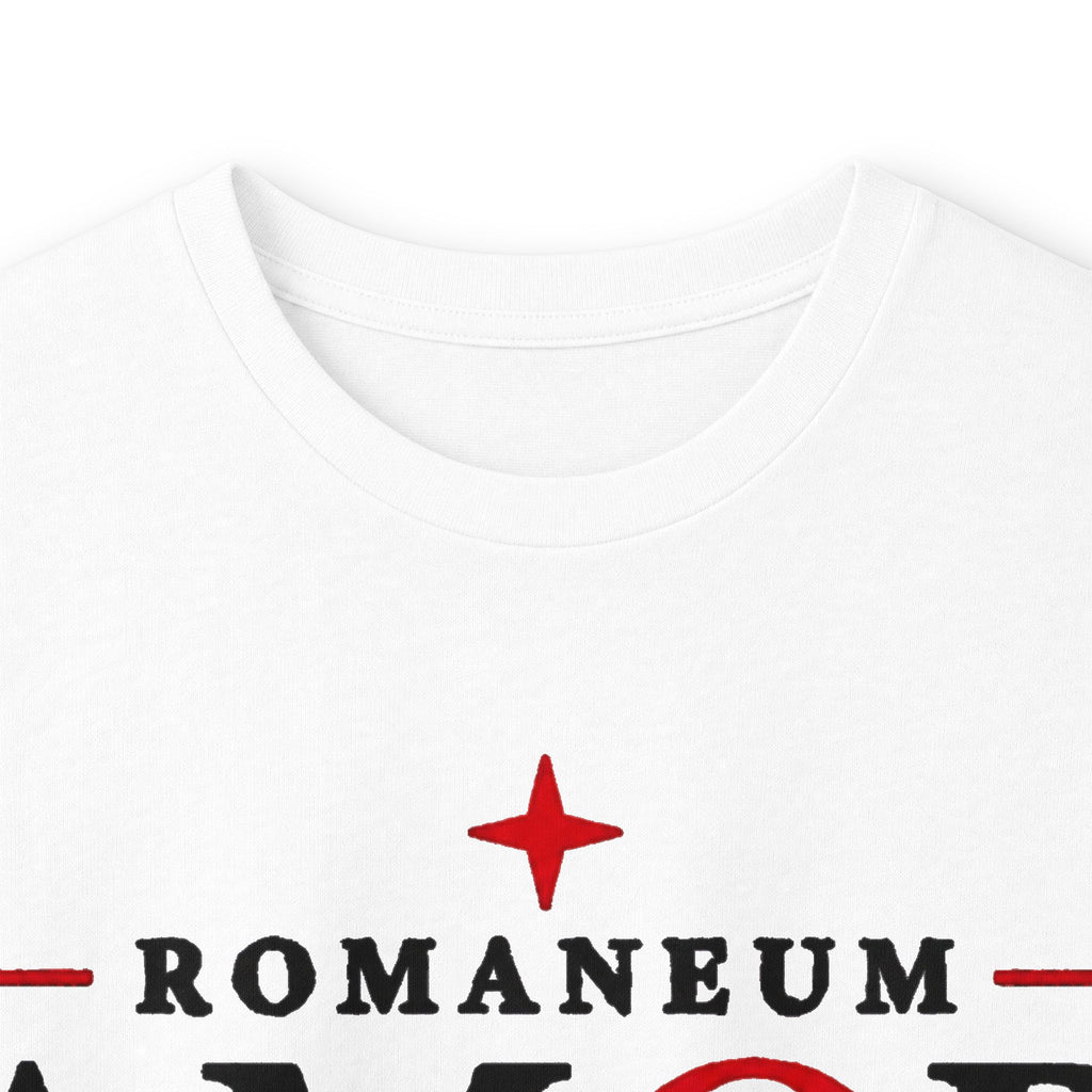 Long Sleeve Tee — "AMOR" Romaneum God Is Love Religious Graphic Shirt