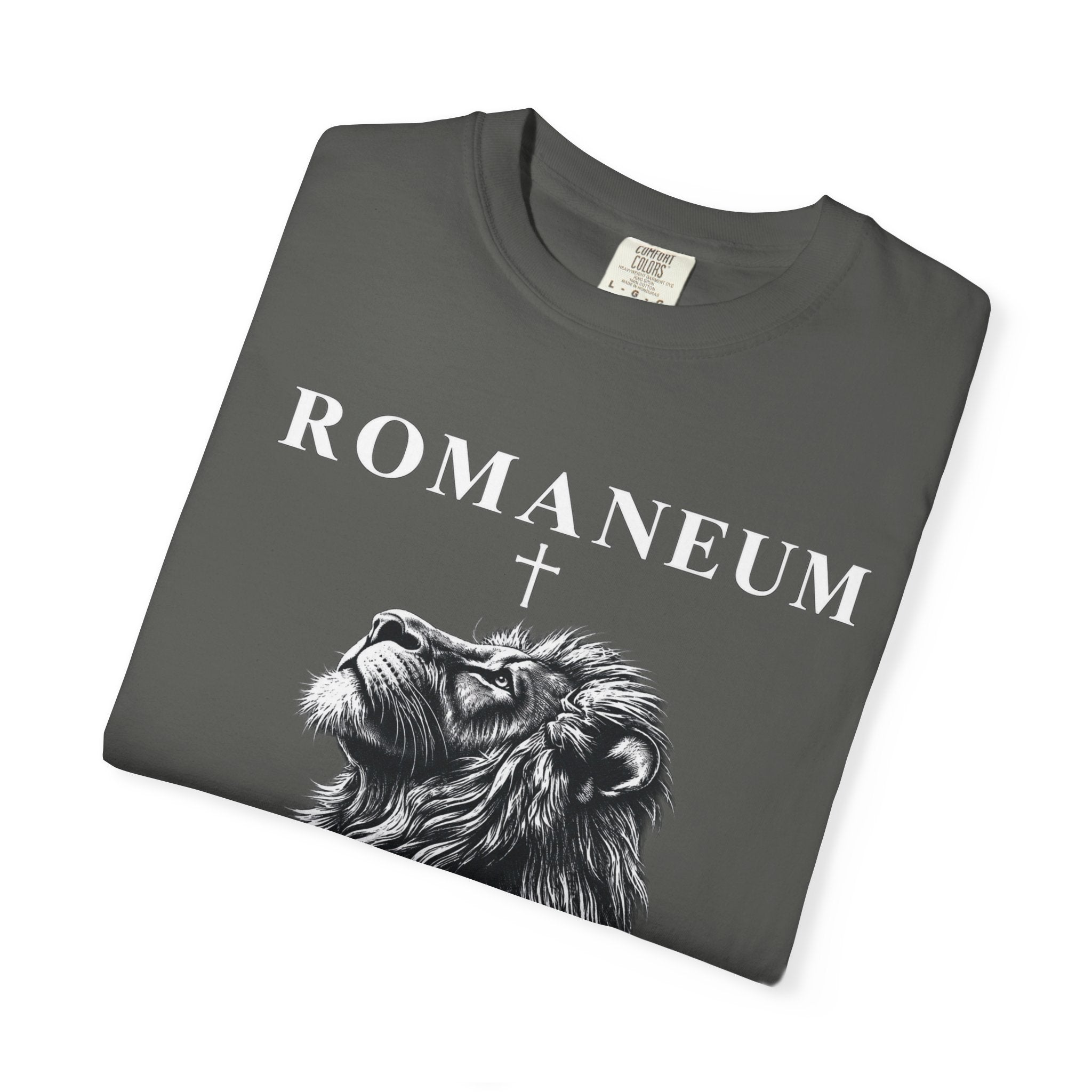 Romaneum Judah Lion T-Shirt — "The Lion Has Triumphed" Christian Tee