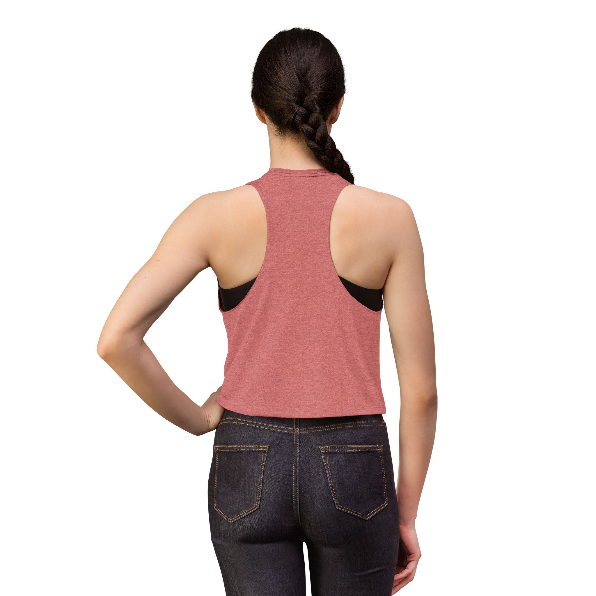 Christmas Crop Top – "AΩ Romaneum" Holiday Graphic Tank