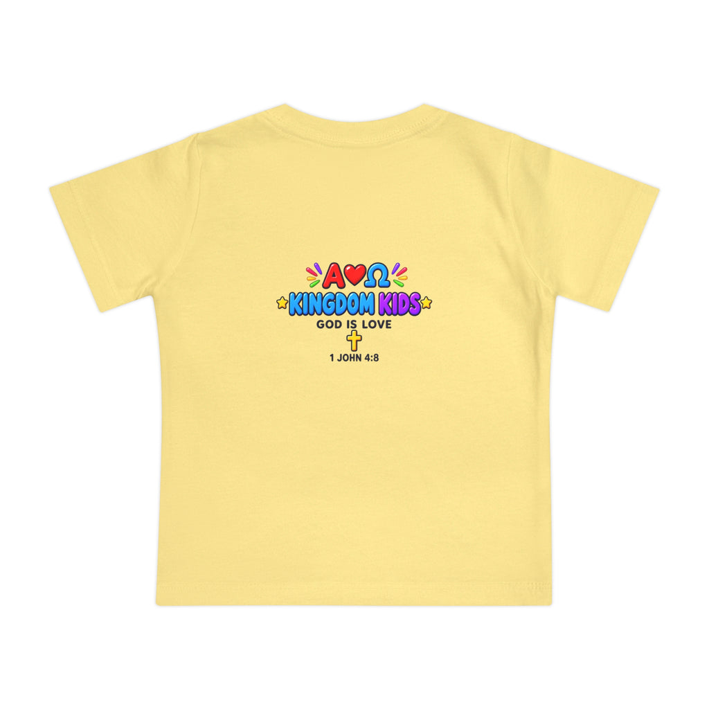 Baby T-Shirt — "Good News Toons" Kingdom Kids Tee (God Is Love)