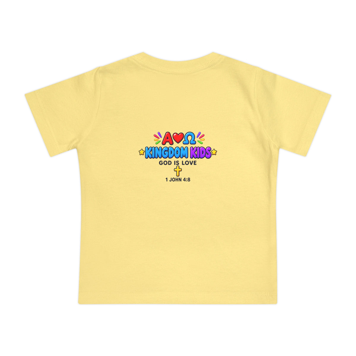 Baby T-Shirt — "Good News Toons" Kingdom Kids Tee (God Is Love)