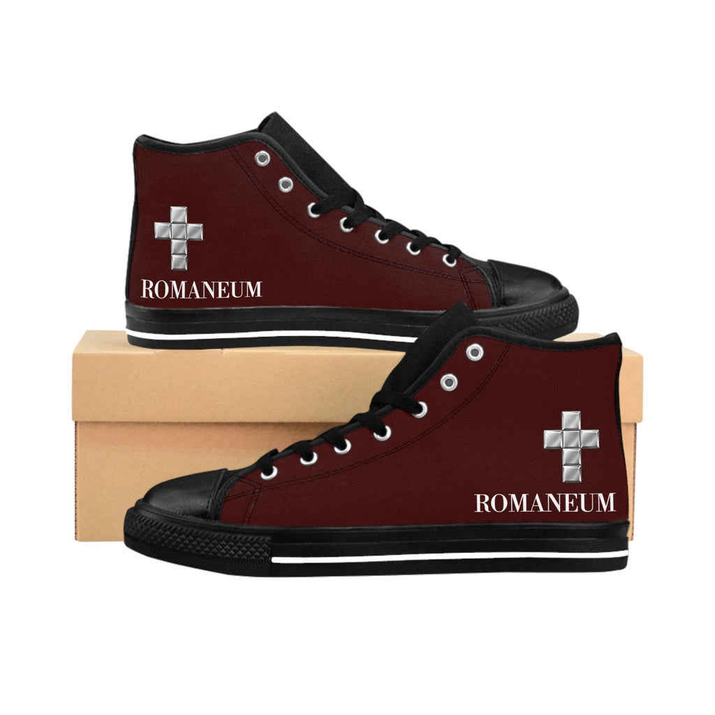 Romaneum Cross High-Top Sneakers
