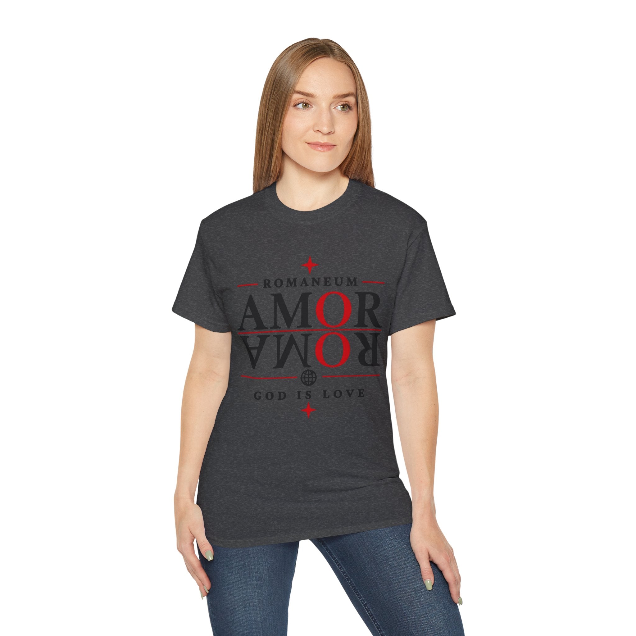 Romaneum AMOR/ROMA God Is Love Graphic Tee