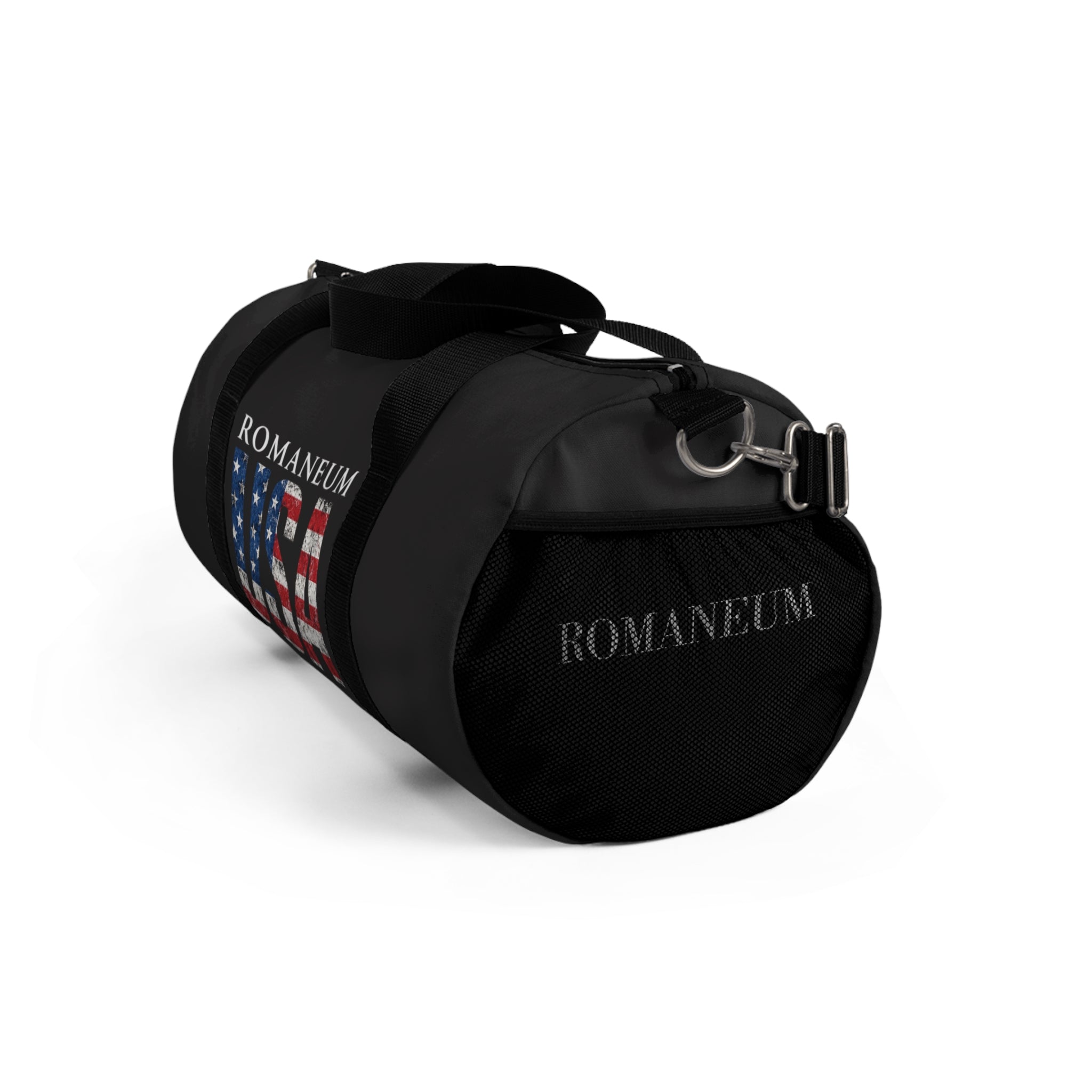 Romanum USA Flag Duffel Bag – Patriotic Travel & Gym Gear