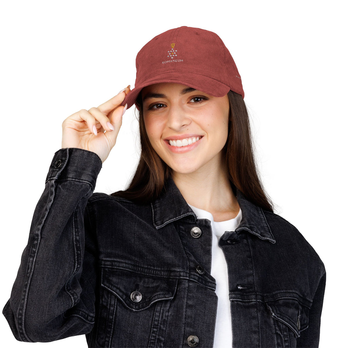 Christmas Corduroy Embroidered Cap