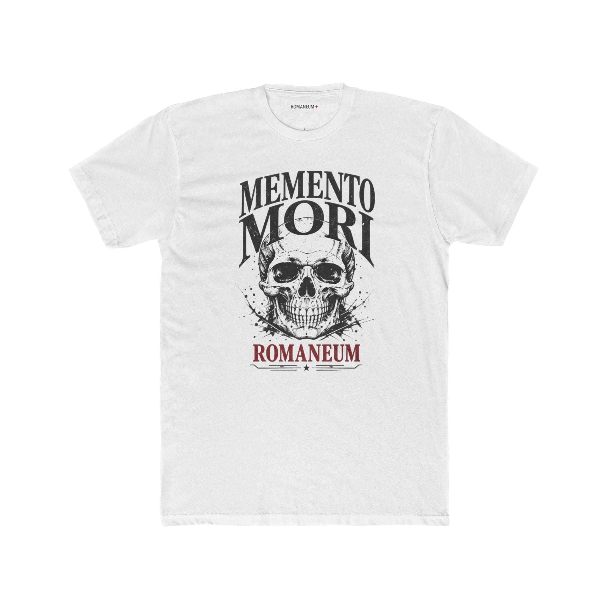 Memento Mori Skull Tee — Romaneum Gothic Graphic T-Shirt