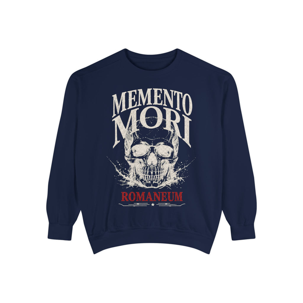 Memento Mori Sweatshirt — Gothic Skull Romaneum Crewneck