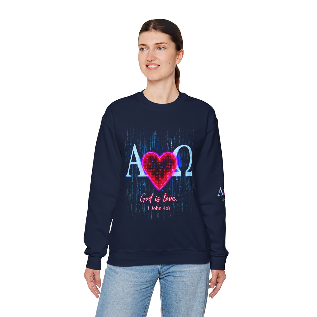 Alpha Omega Heart Sweatshirt ROMANEUM