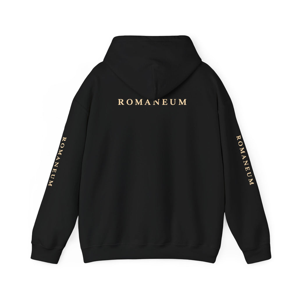Conquerors Romaneum Hoodie — "More Than Conquerors" Sweatshirt