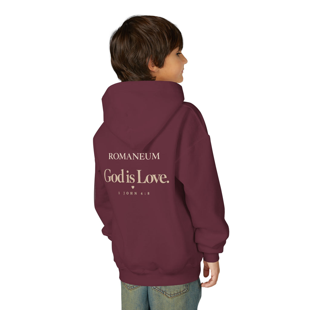 Youth Hoodie — To Live Is Christ / God Is Love Sweatshirt