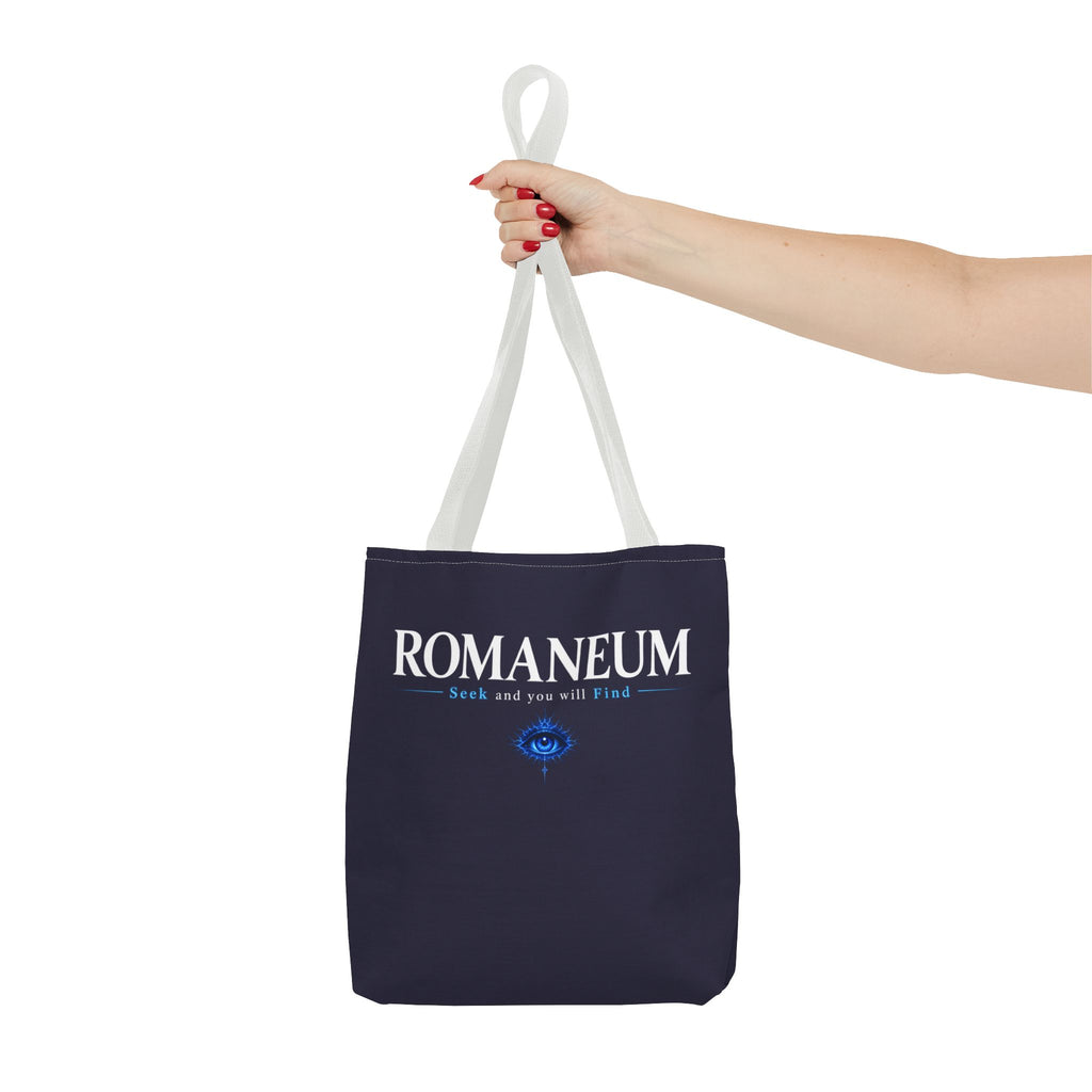Romanеum Tote Bag — "Seek and You Will Find" Mystical Eye Canvas Tote