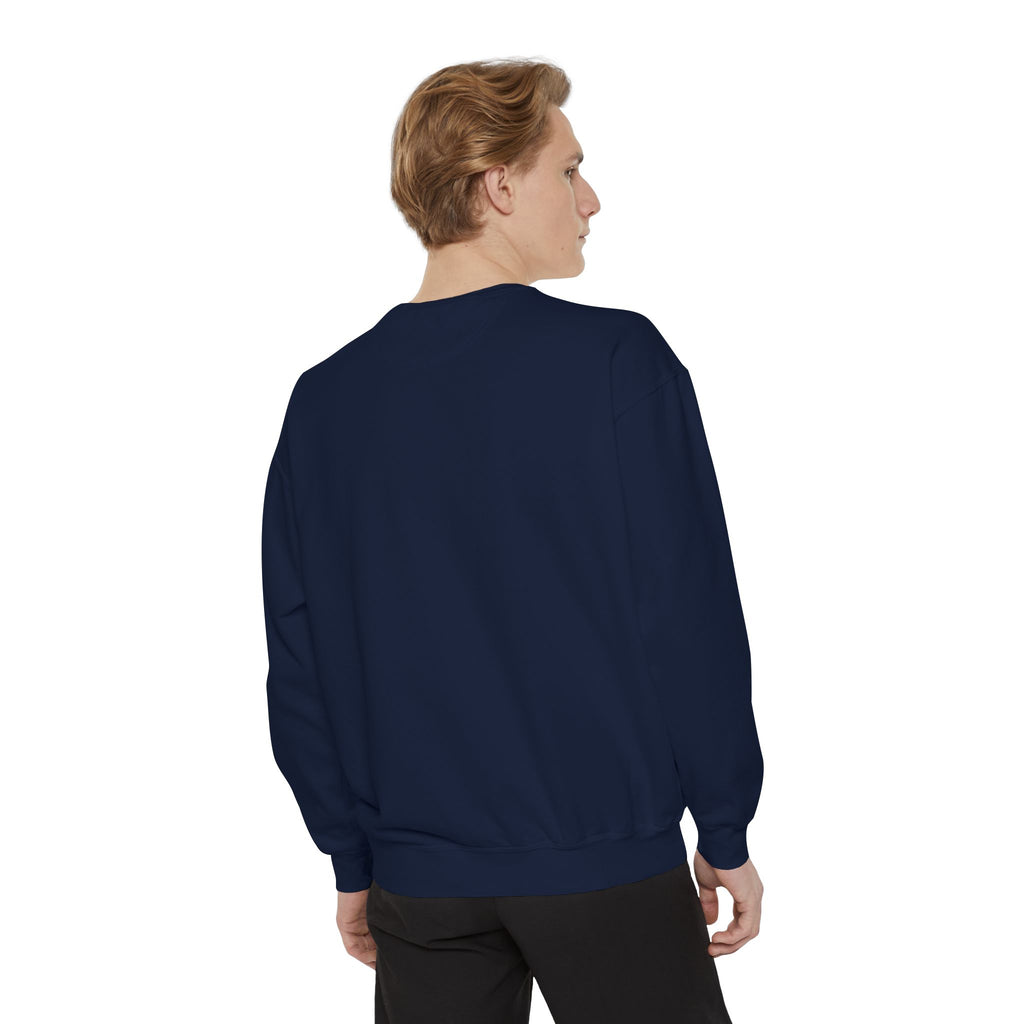 Romaneum Checkerboard Cross Sweatshirt | Minimal Religious Crewneck