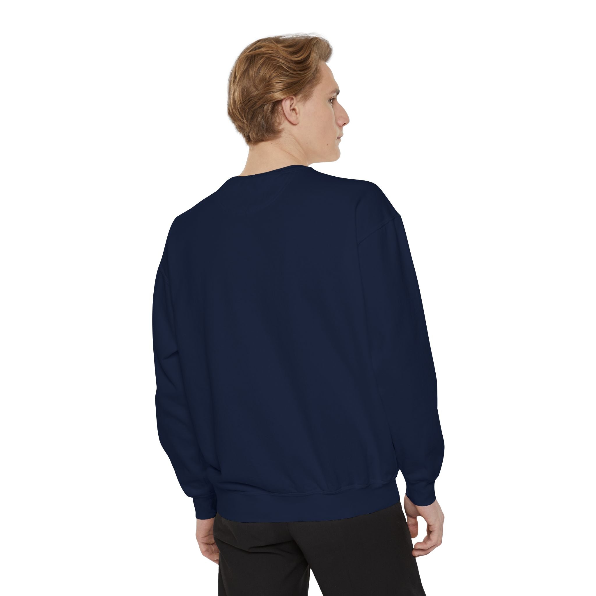 Romaneum Checkerboard Cross Sweatshirt | Minimal Religious Crewneck