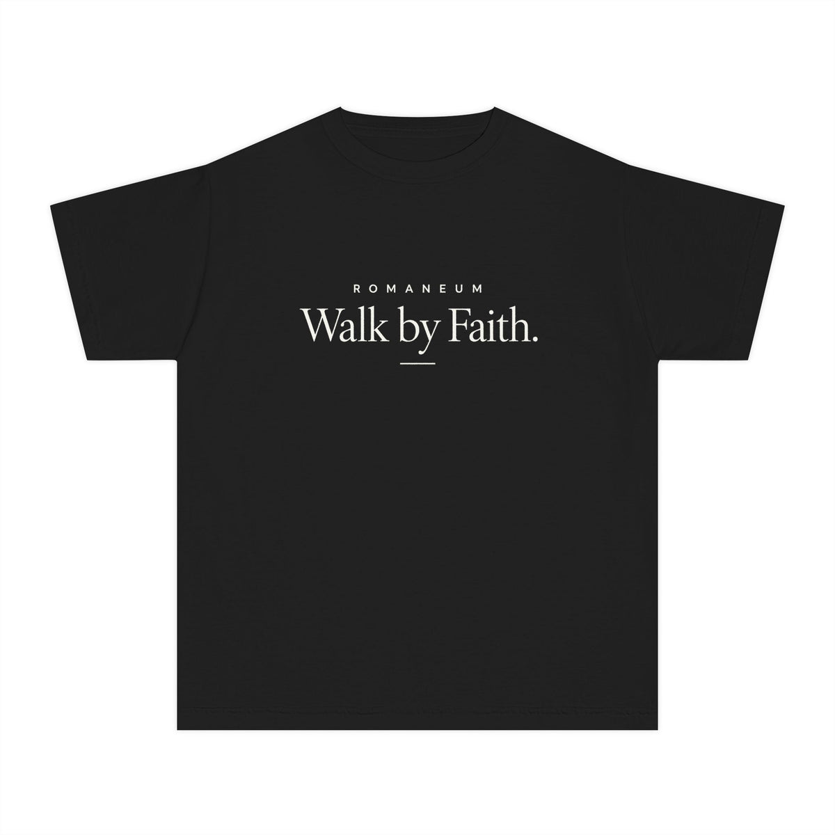 Youth Tee — “Walk by Faith” Shirt