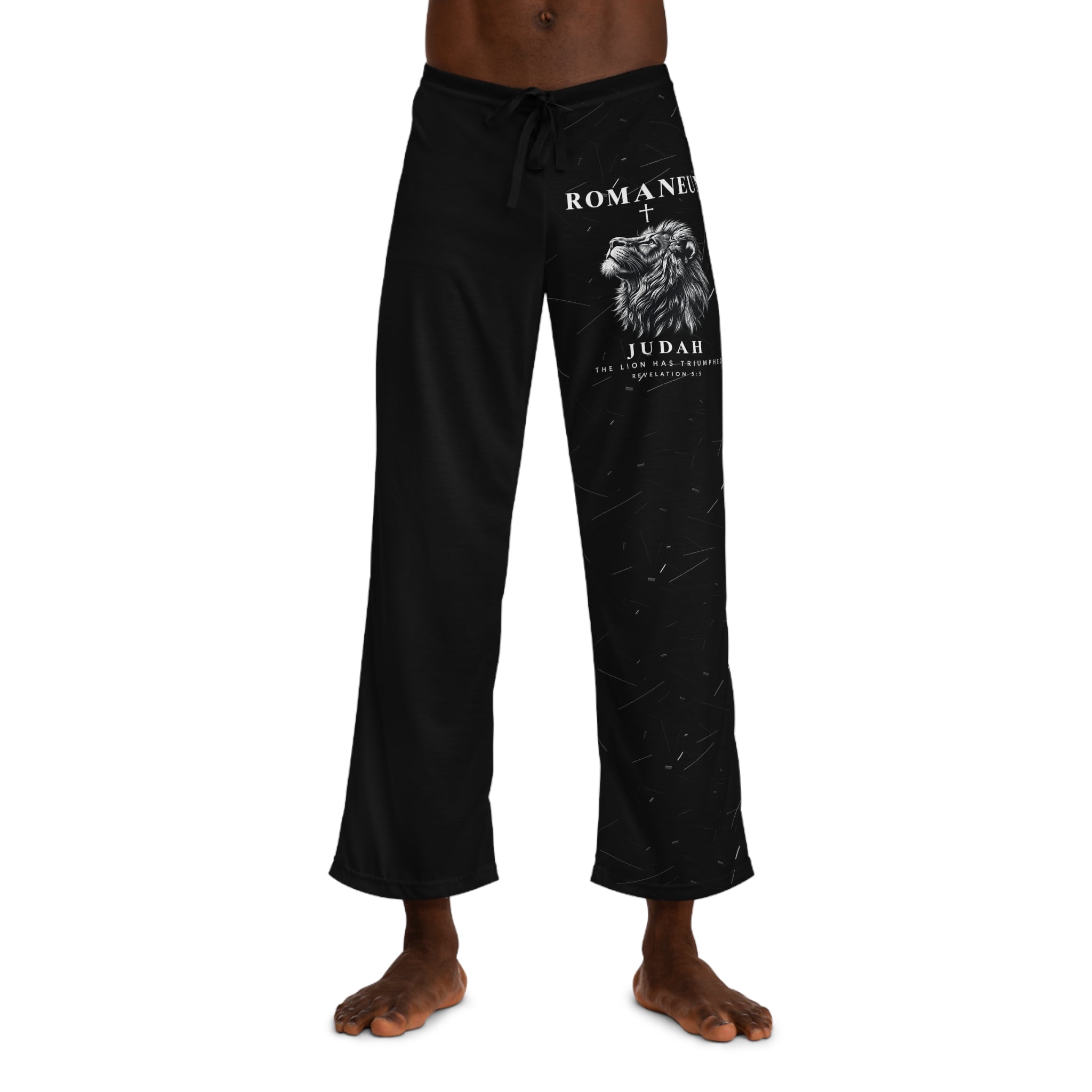 Roman Lion Pajama Pants — "ROMANEUM" Men's Lounge Sleepwear