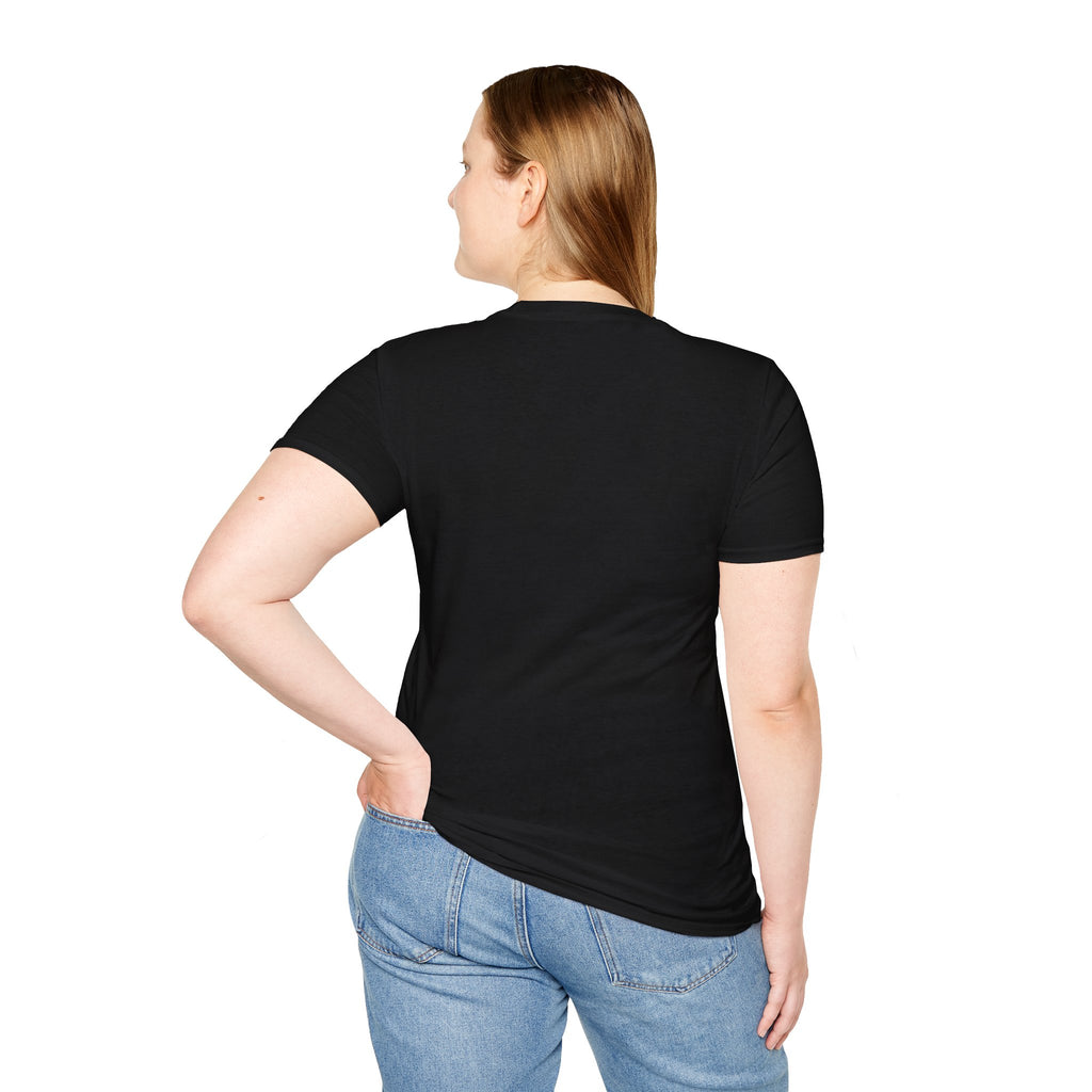 Romaneum Minimal Pixel Cross T-Shirt | Small Black Geometric Cross