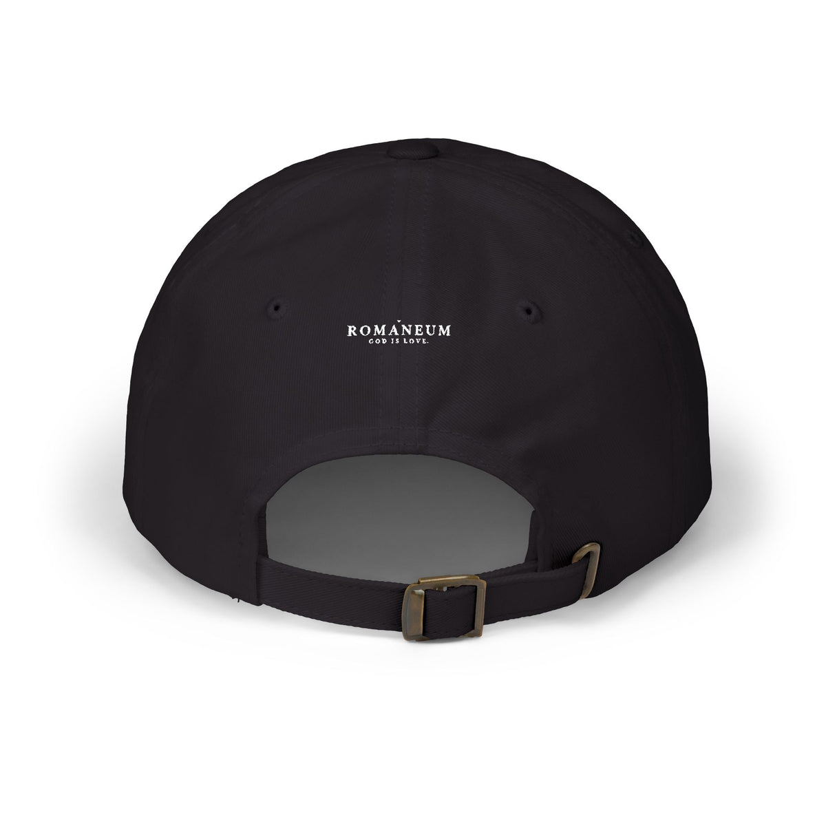 Christmas Alpha Omega Dad Cap — Romaneum Holiday Baseball Hat