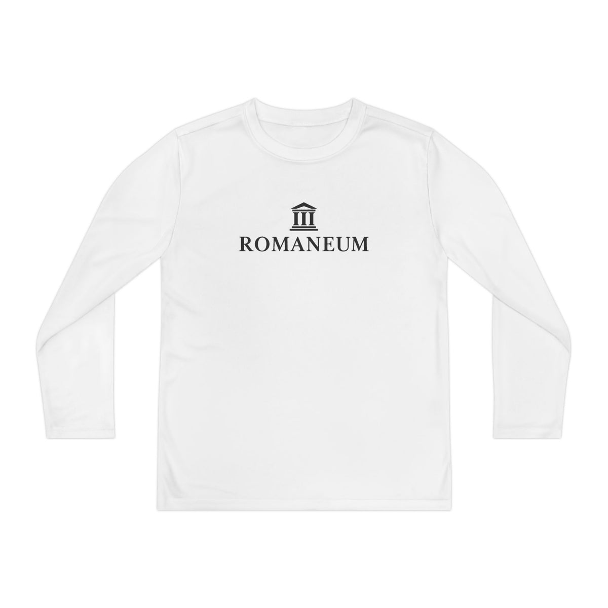 Romaneum Youth Long Sleeve Tee — Classic Roman Logo Shirt