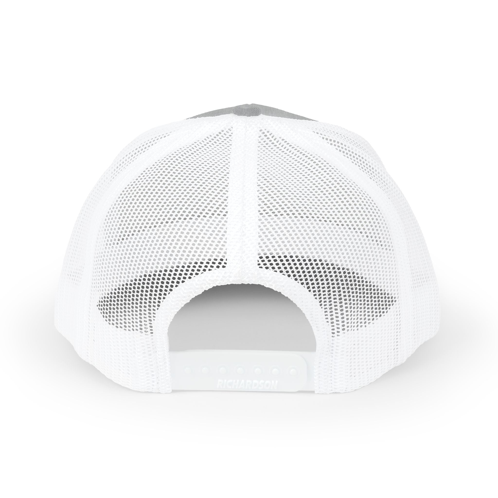 Eagle Head Romanem Trucker Cap | Embroidered Black White Mesh