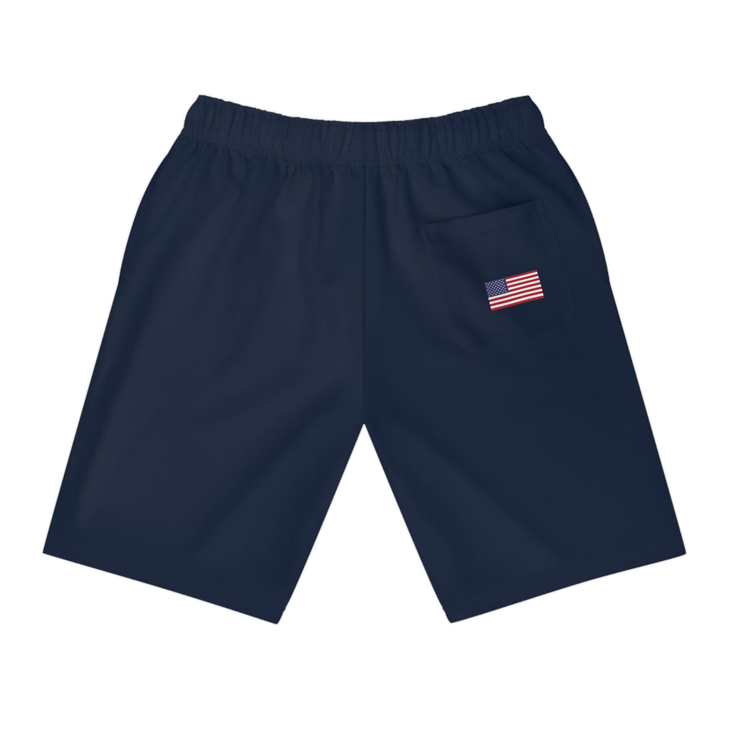 Romaneum Athletic Long Shorts (AOP) – Navy Performance 13 Edition