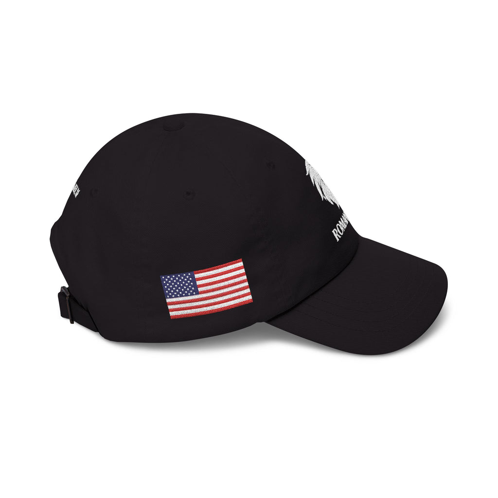 Roman eagle logo Classic Dad Cap | Patriotic embroidered baseball hat