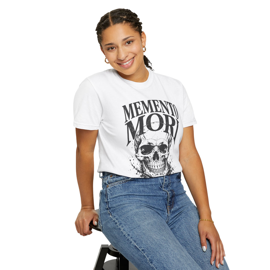 Memento Mori Skull T‑Shirt — Romaneum Gothic Graphic Tee