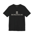 Romaneum Classic Logo T‑Shirt — Minimal Roman Architecture Tee