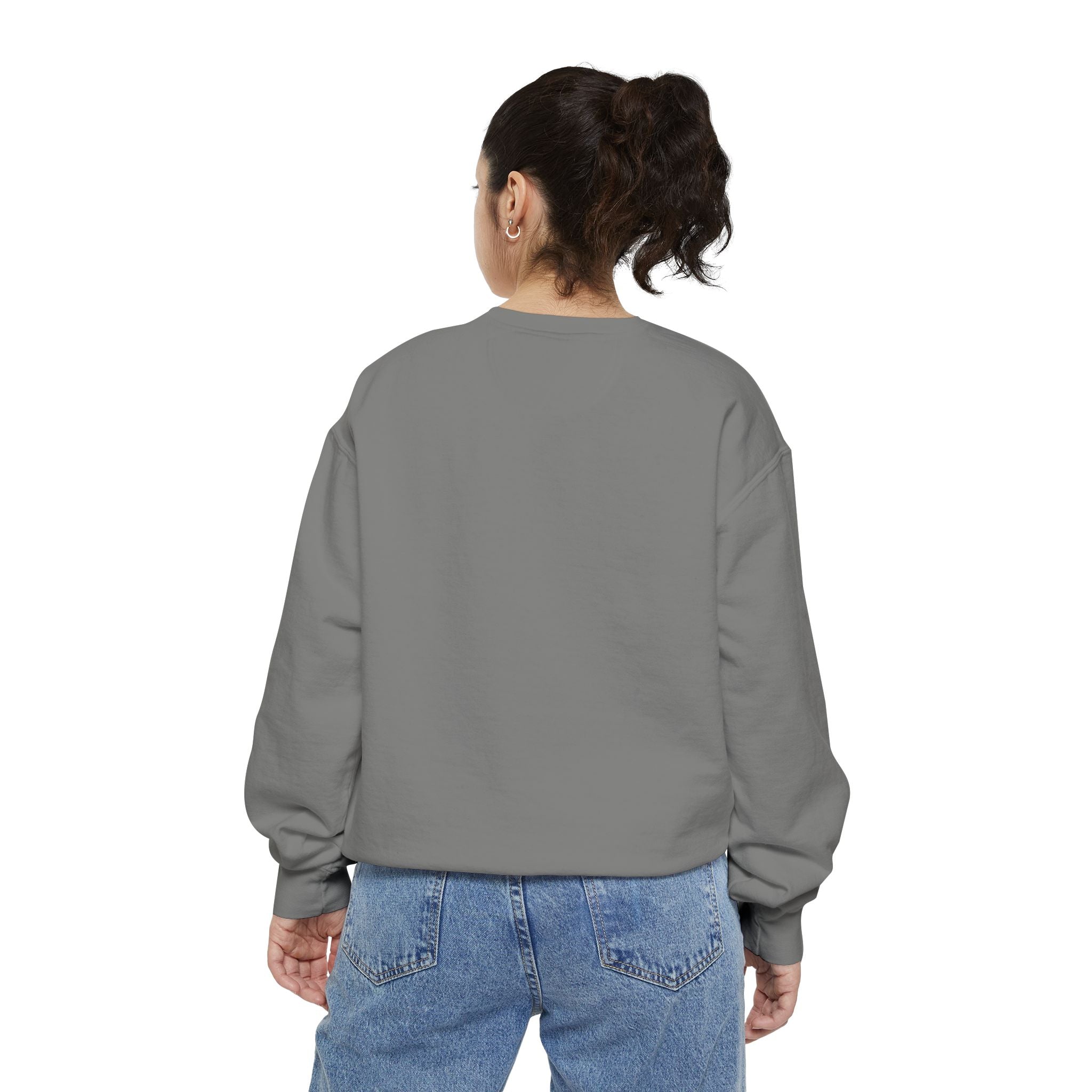 Romaneum Checkerboard Cross Sweatshirt | Minimal Religious Crewneck
