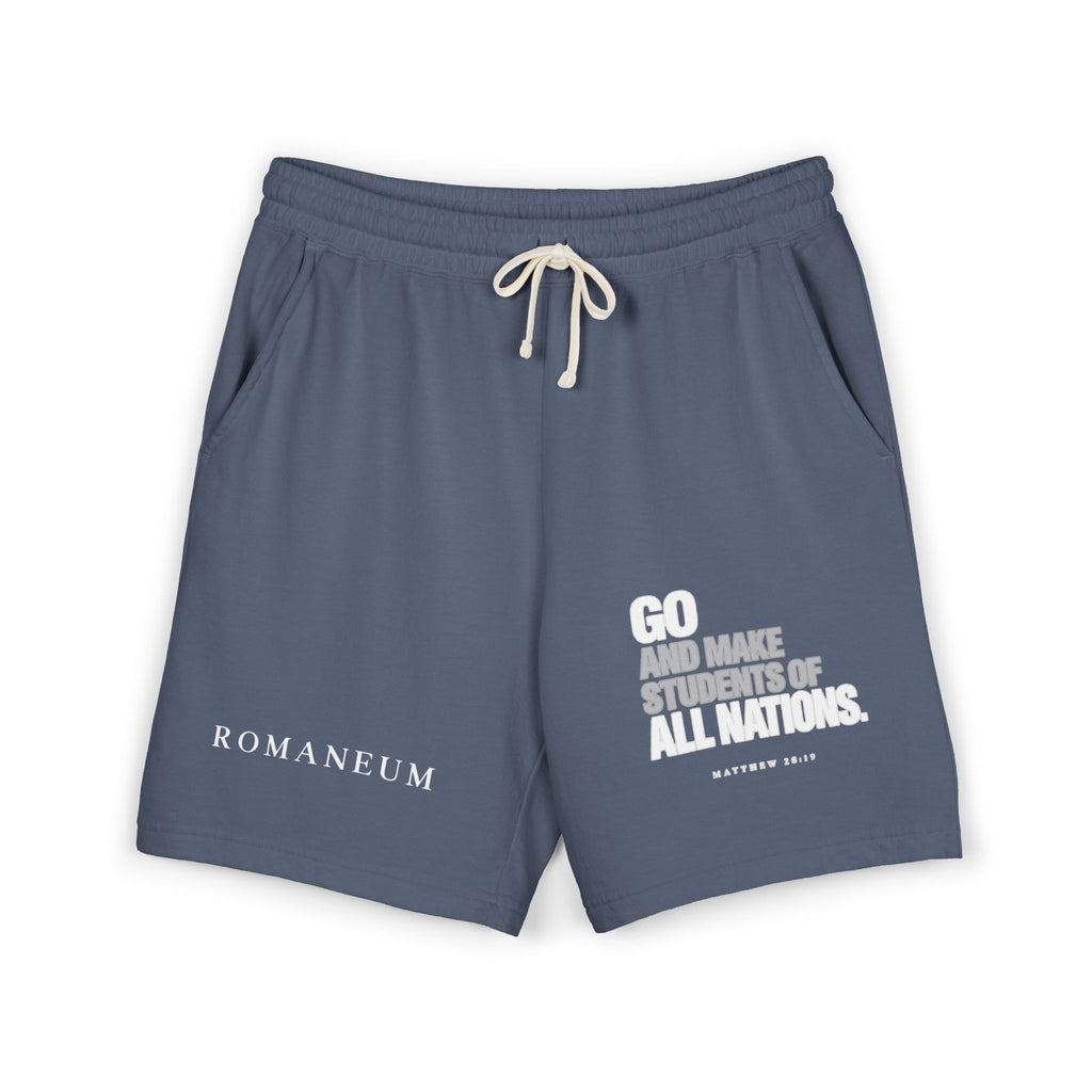 Romaneum 'Go and Make Disciples' Fleece Sweat Shorts