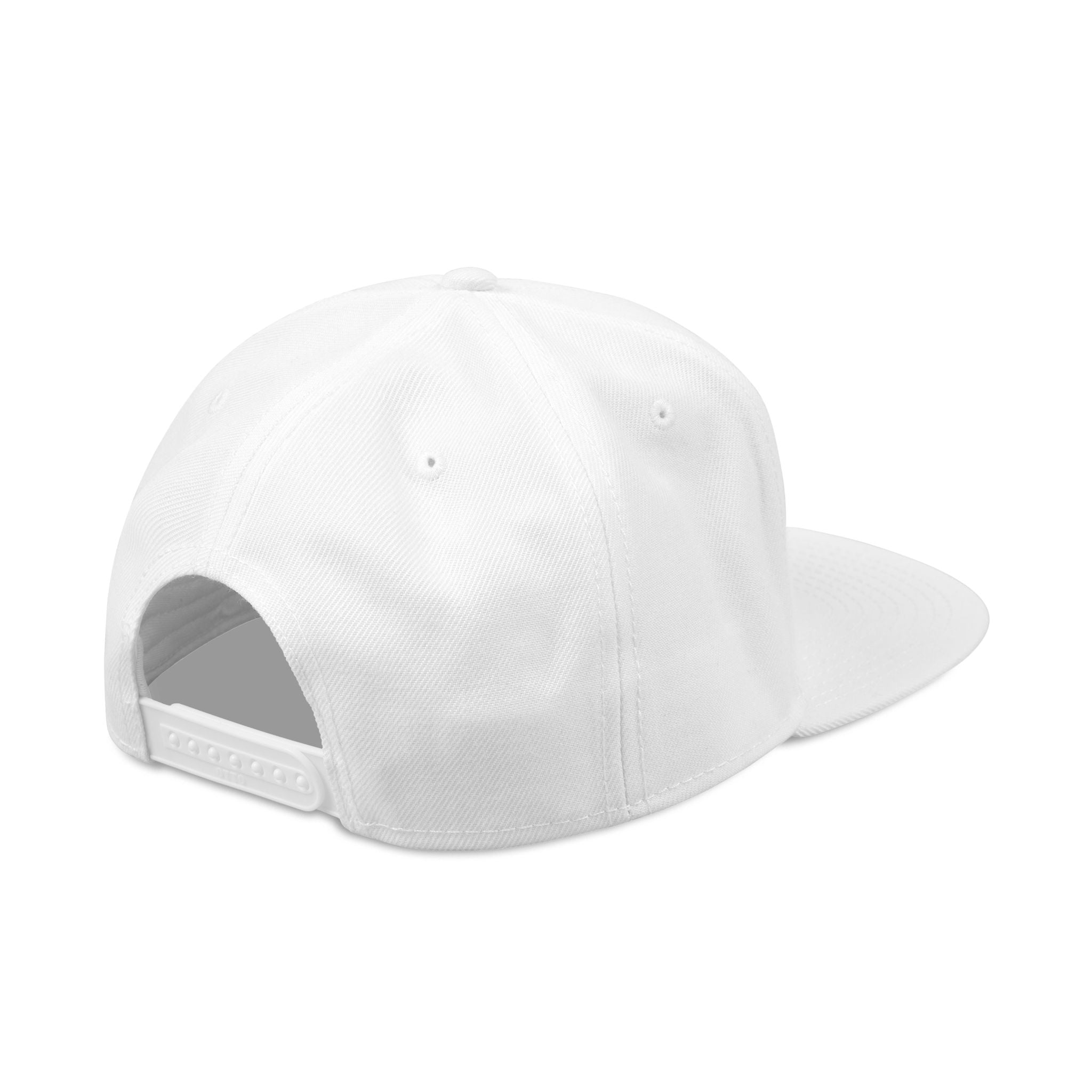 Embroidered Snapback Cap — Red Vintage 'ROMANEUM' Text