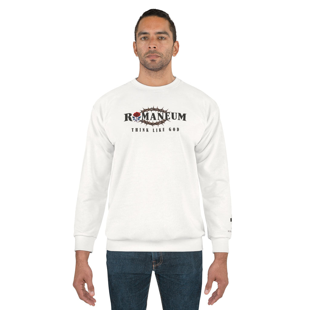 Think Like God Sweatshirt — Romaneum Rose Graphic Crewneck