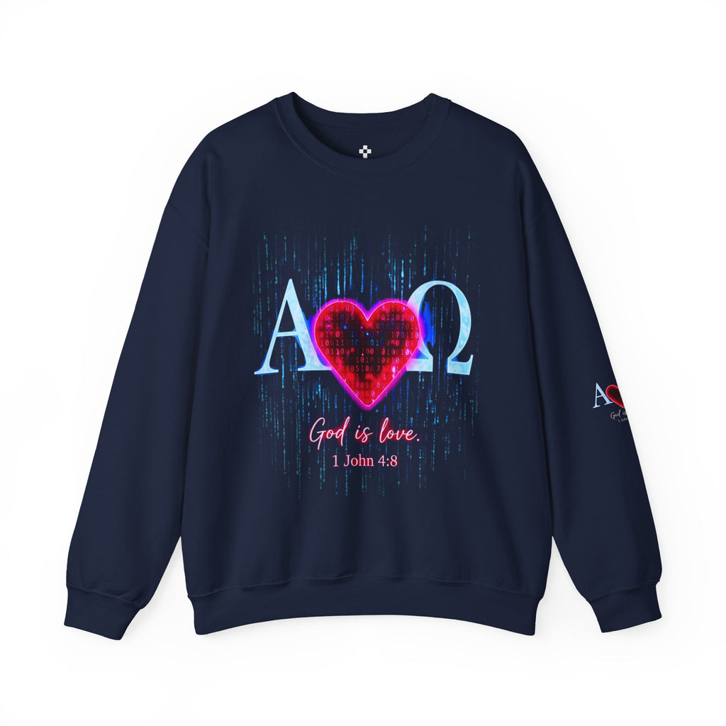 Alpha Omega Heart Sweatshirt ROMANEUM