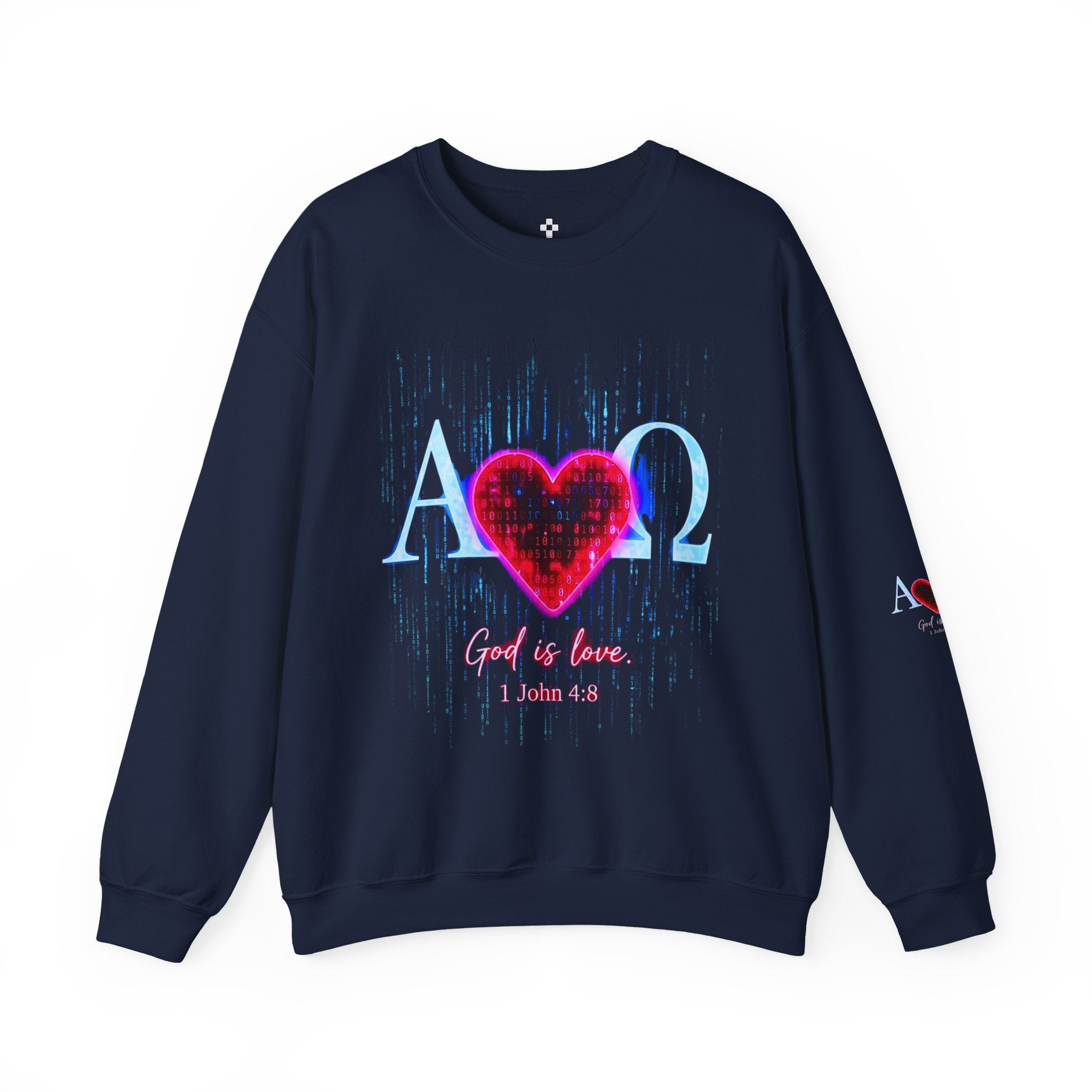 Alpha Omega Heart Sweatshirt ROMANEUM