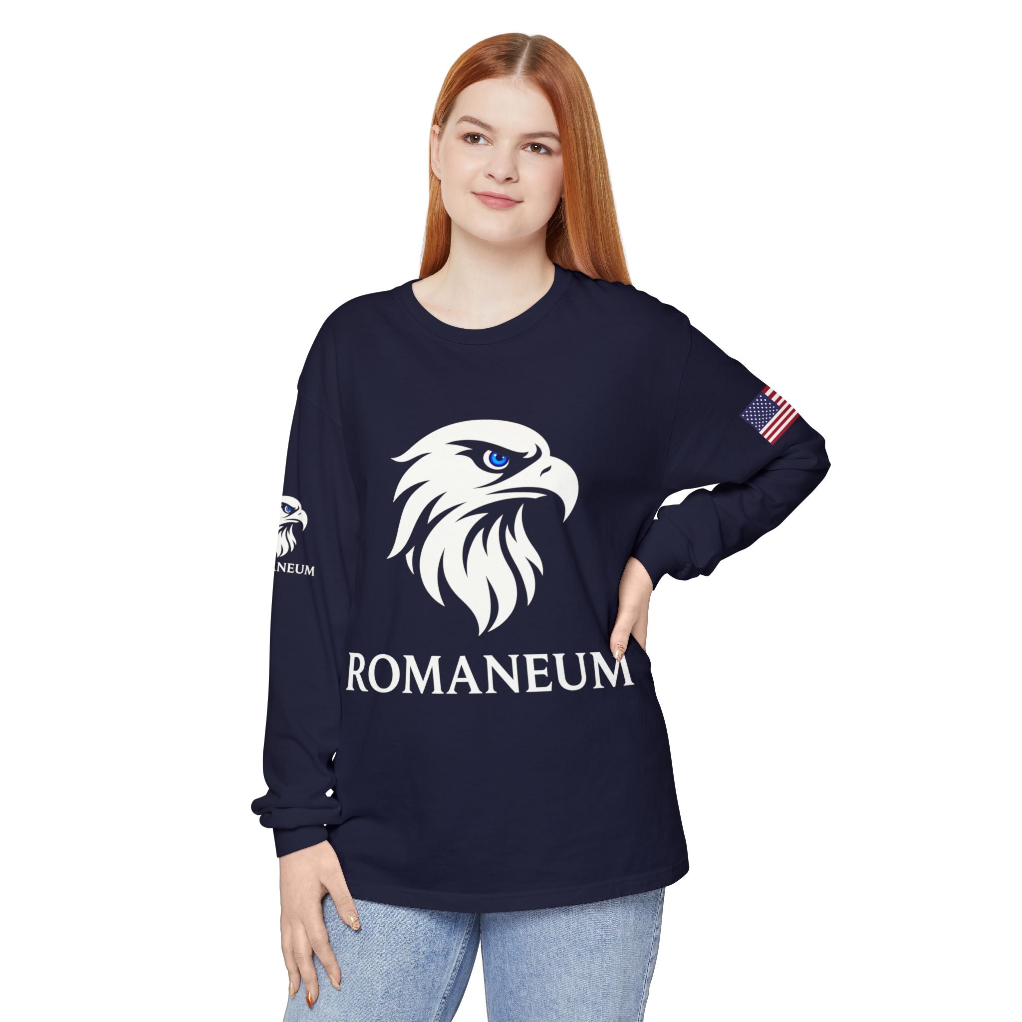 Romaneum Eagle Crest long sleeve shirt
